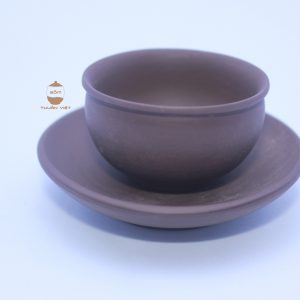 brown teacup