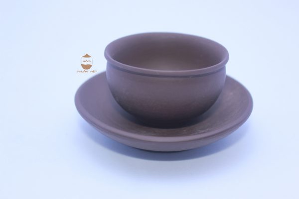 brown teacup