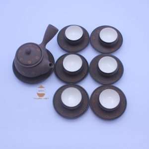 Golden Star Brown tea set