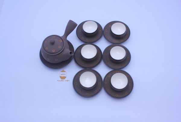 Golden Star Brown tea set