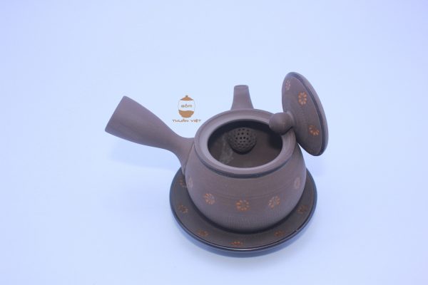 Golden Star Brown teapot