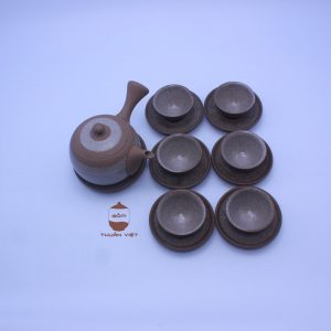 Hong Sa gray tea set K18