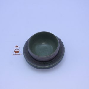 Purple and Green tea cup