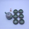 Purple and Green tea set